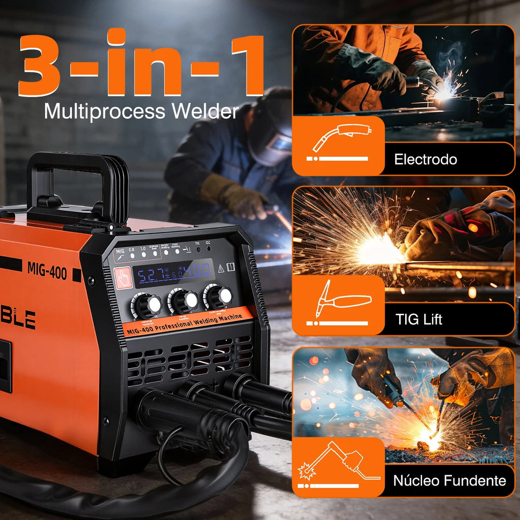 Soldadora Inverter 3 en 1