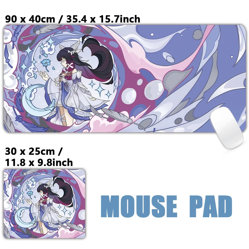 Anime Game Furina Neuvillette Mavuika Mouse Pad