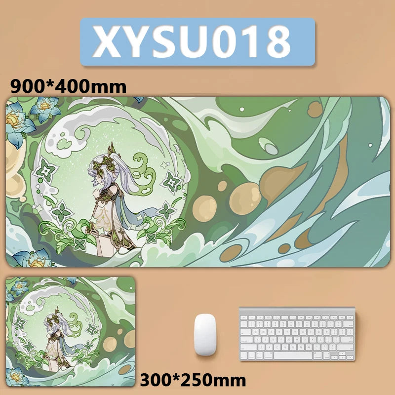 Anime Game Furina Neuvillette Mavuika Mouse Pad
