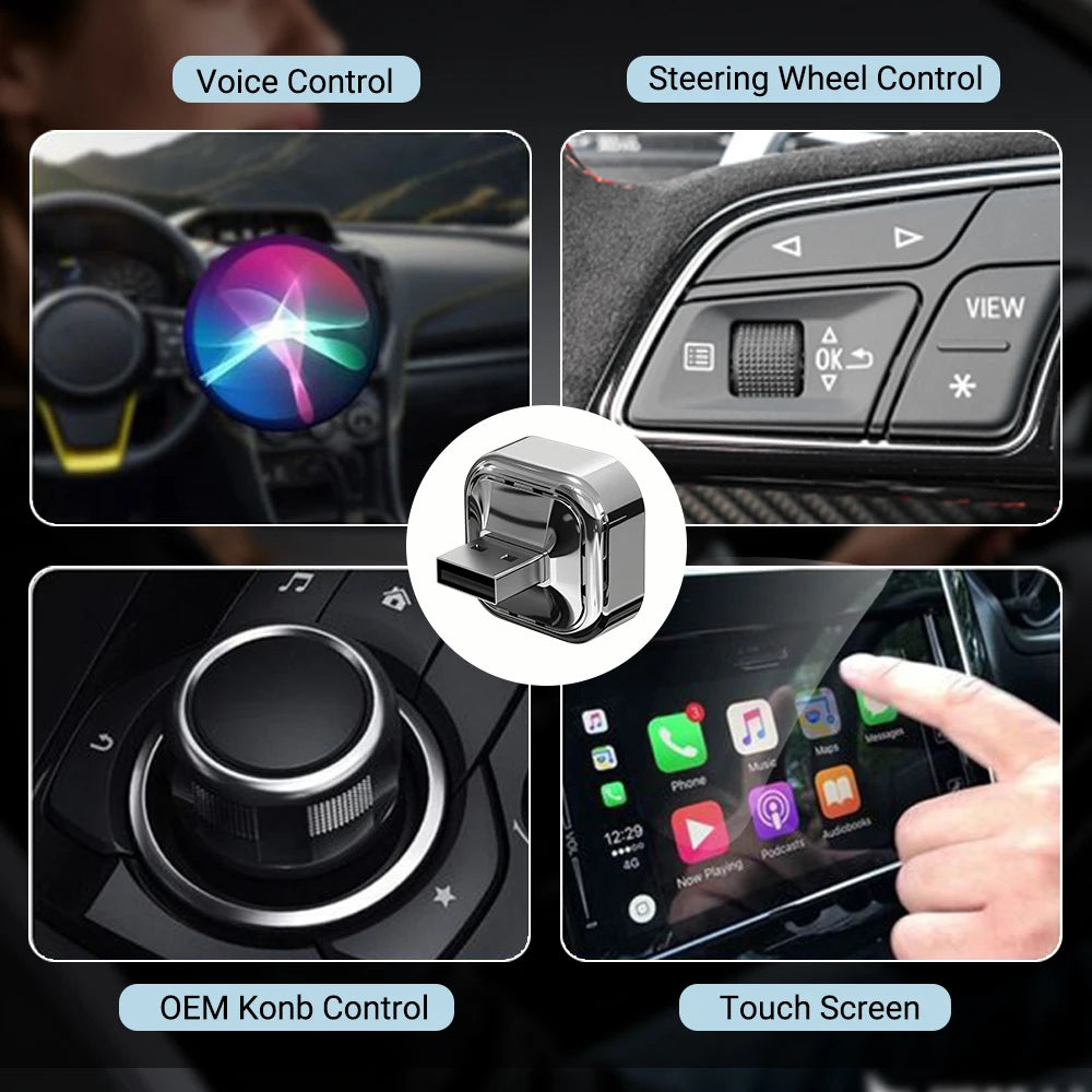 Adaptador XUDA Wireless CarPlay & Android Auto
