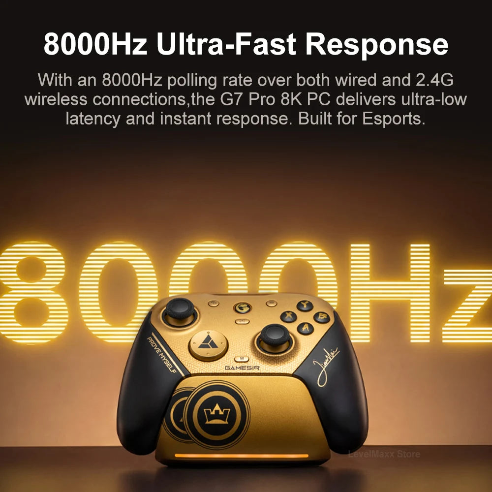 Gamesir Pro G7 8k 8000Hz Polling Rate Esports Wireless PC Controller for Fighing Games  - Champion Edition