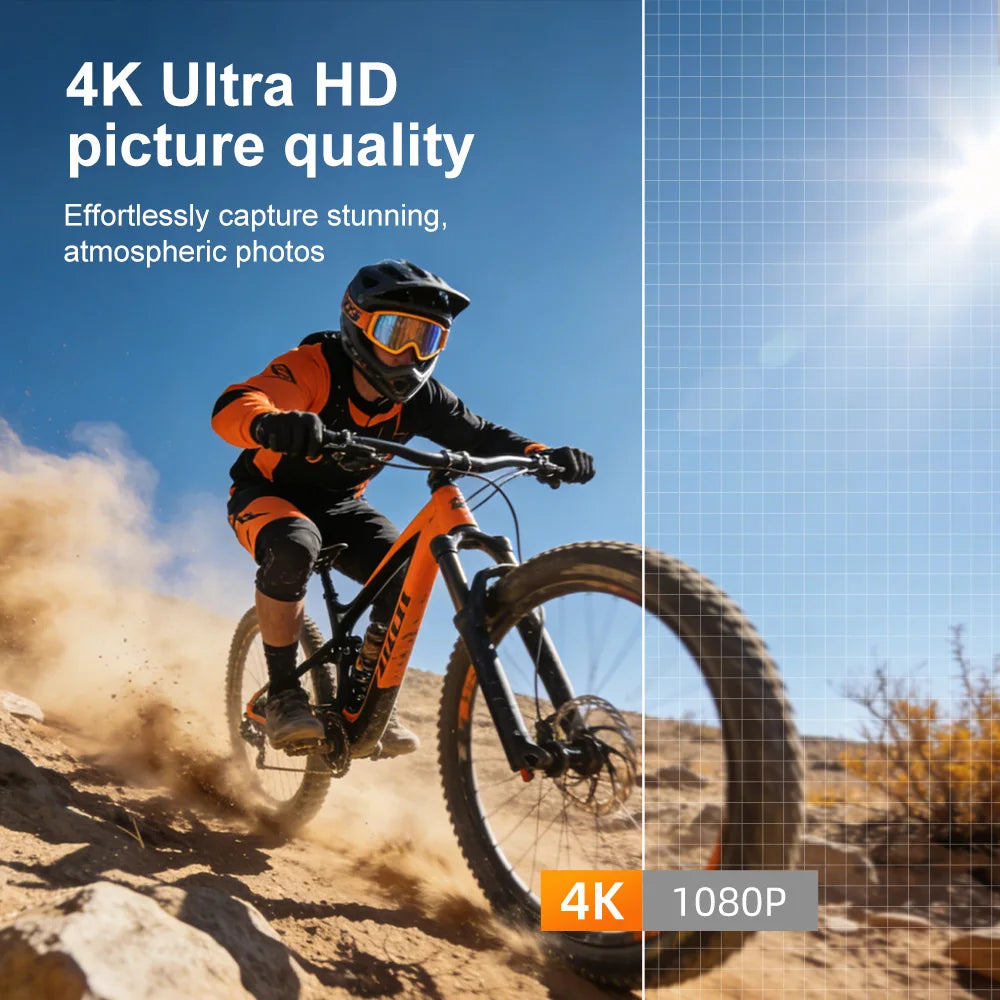 Regaton 4K Action Camera 330°
