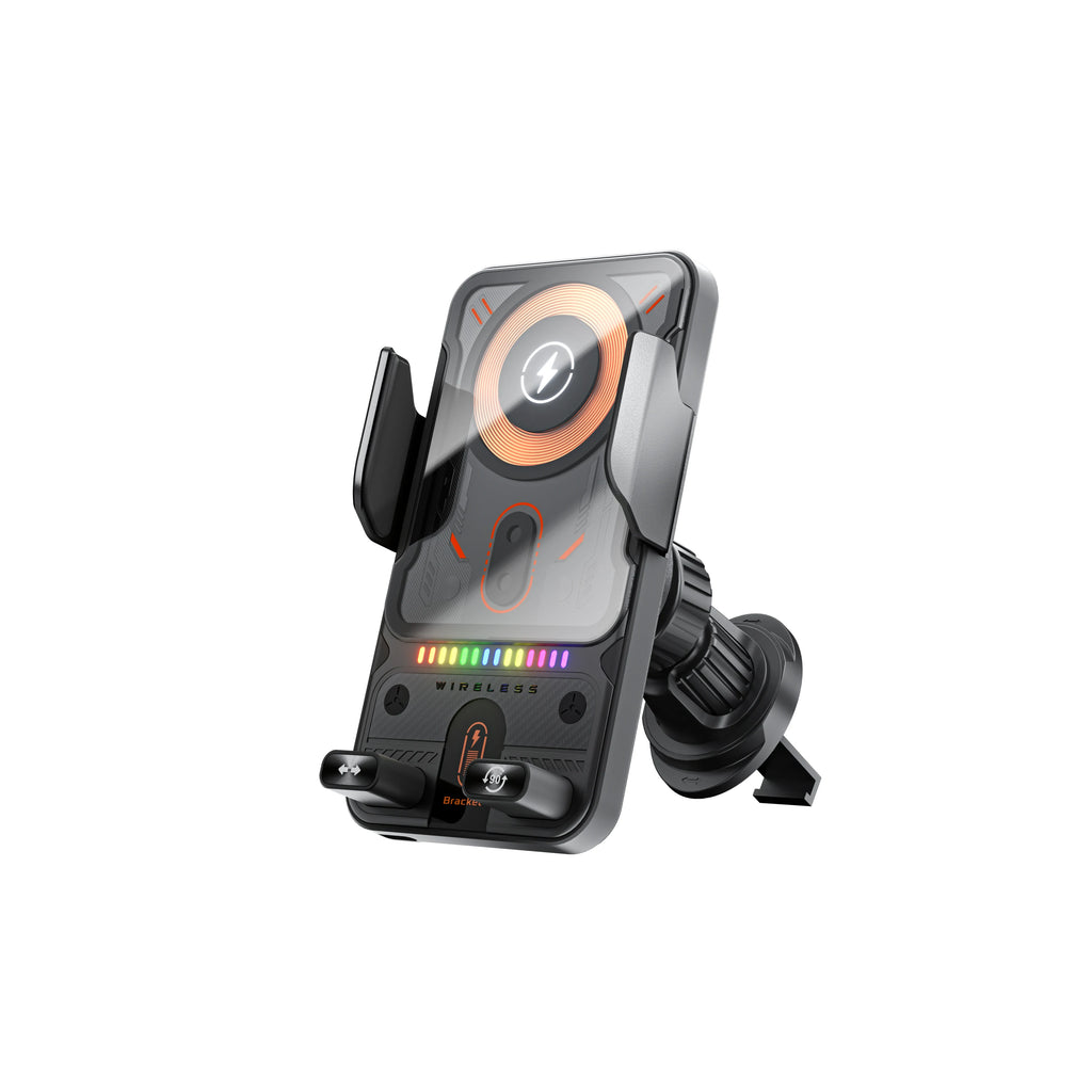 Soporte Inteligente Magnético con Cargador inalambrico 15w