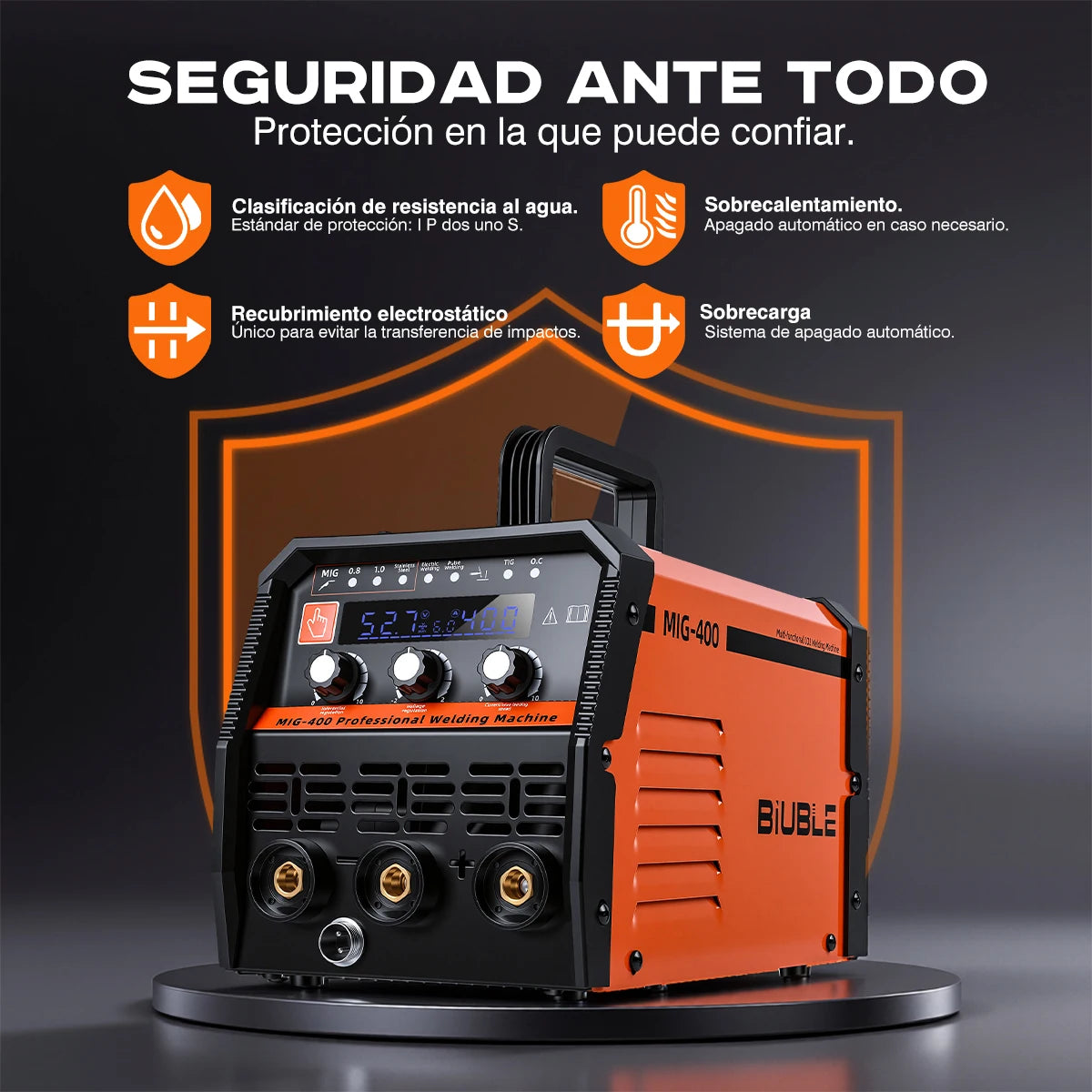 Soldadora Inverter 3 en 1