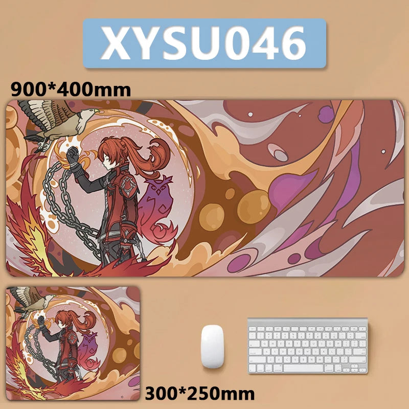 Anime Game Furina Neuvillette Mavuika Mouse Pad