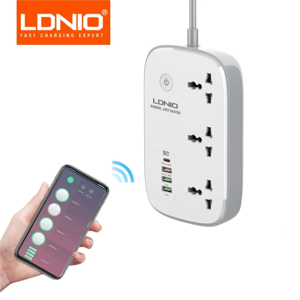 LDNIO Power Strip Wifi Smart Socket UK/US/EU