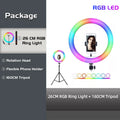 Aro de Luz RGB con Trípode y Soporte Móvil