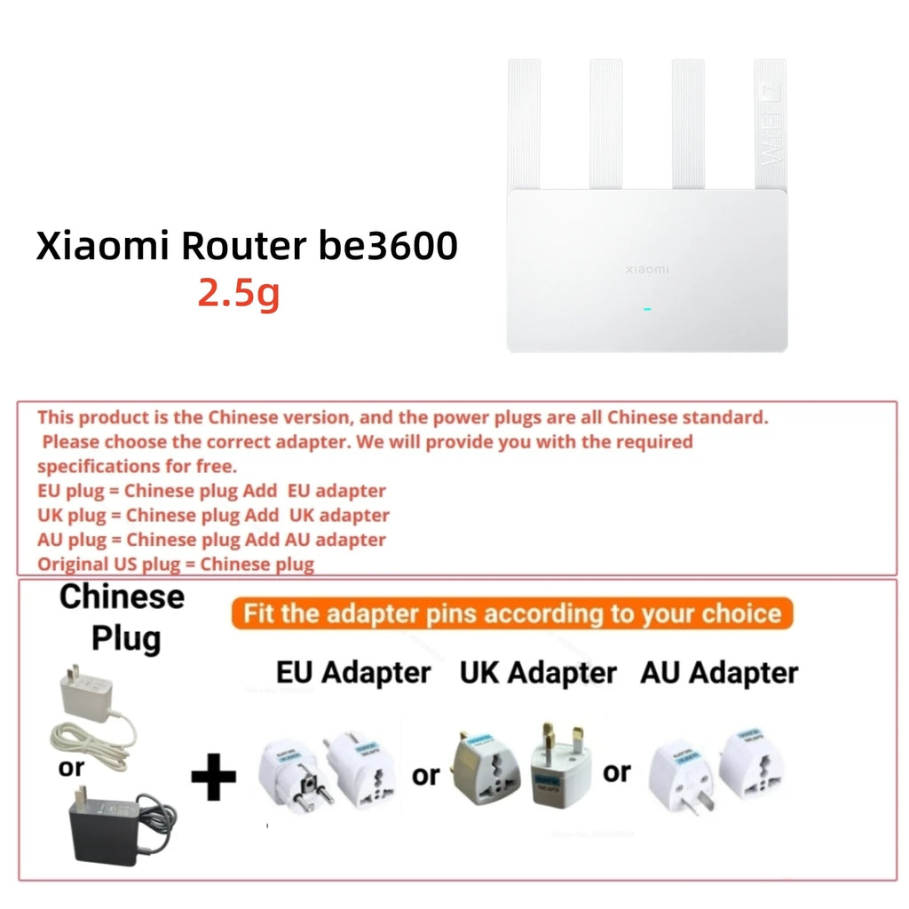 Xiaomi Router BE3600 WiFi 7 2.5G