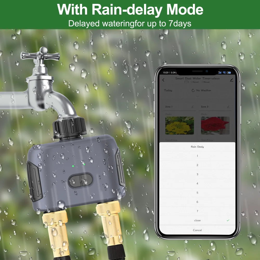 Sistema de riego Tuya Smart Zigbee