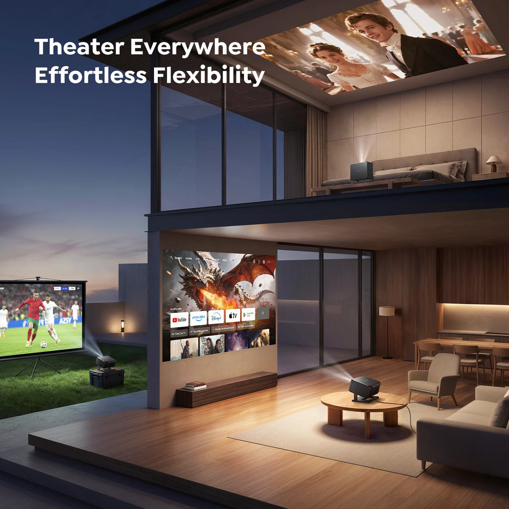 Proyector 4k 45000Lumens Android 14