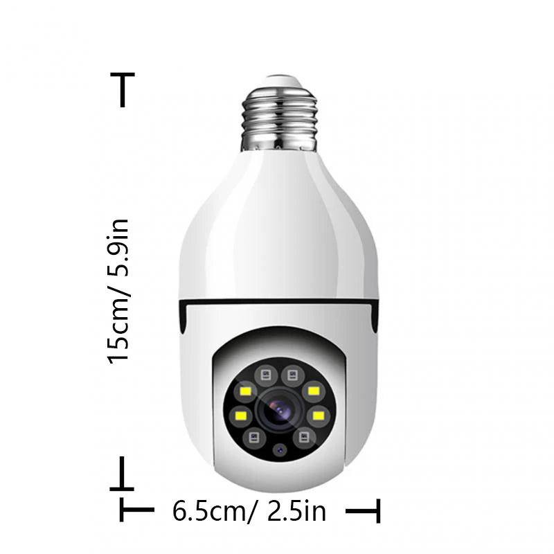 1080P HD E27 Bulb Surveillance Camera