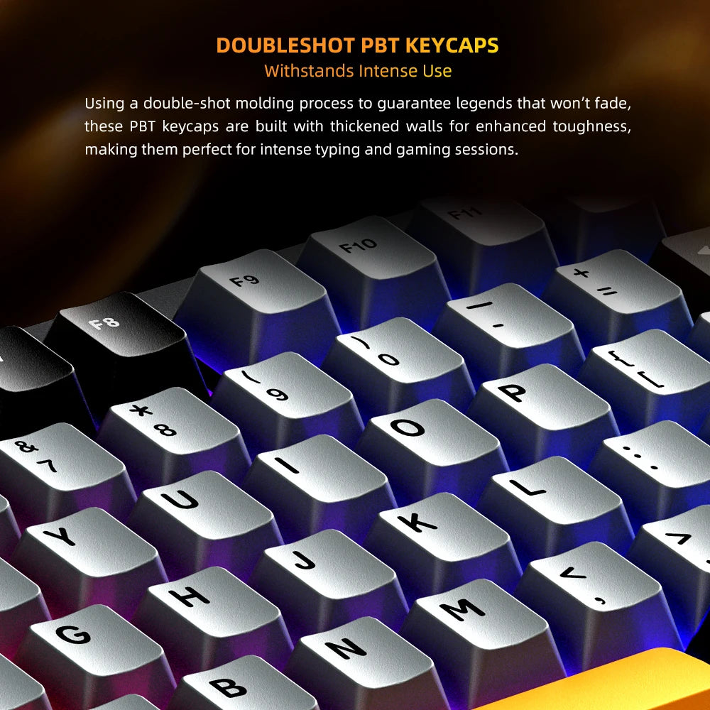 Machenike K600-B82W Teclado mecanico