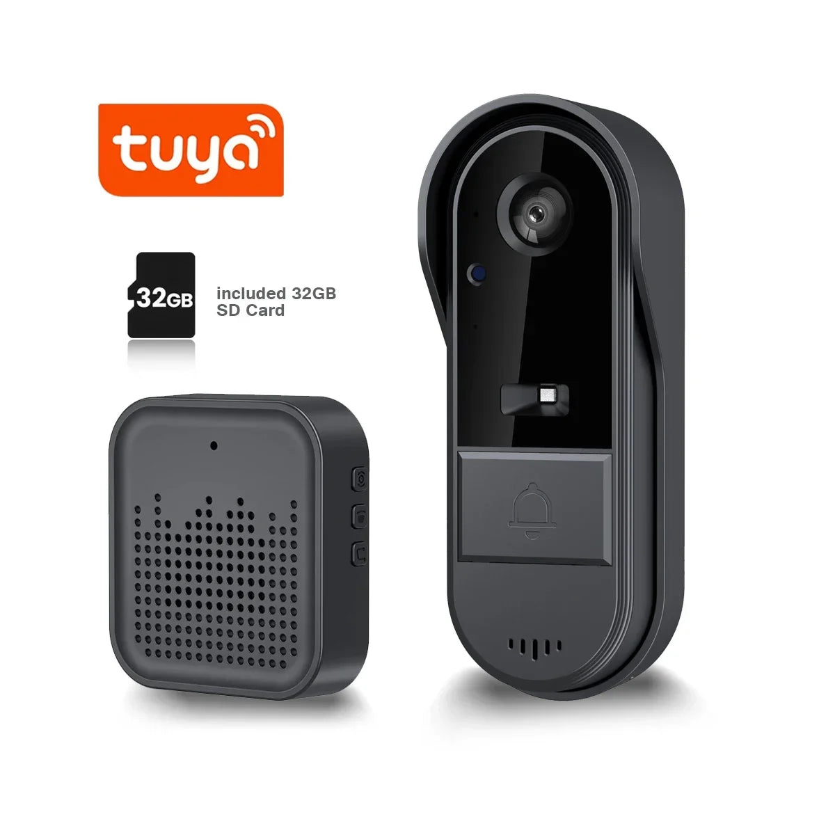 Timbre WiFi Tuya 2 vías HD