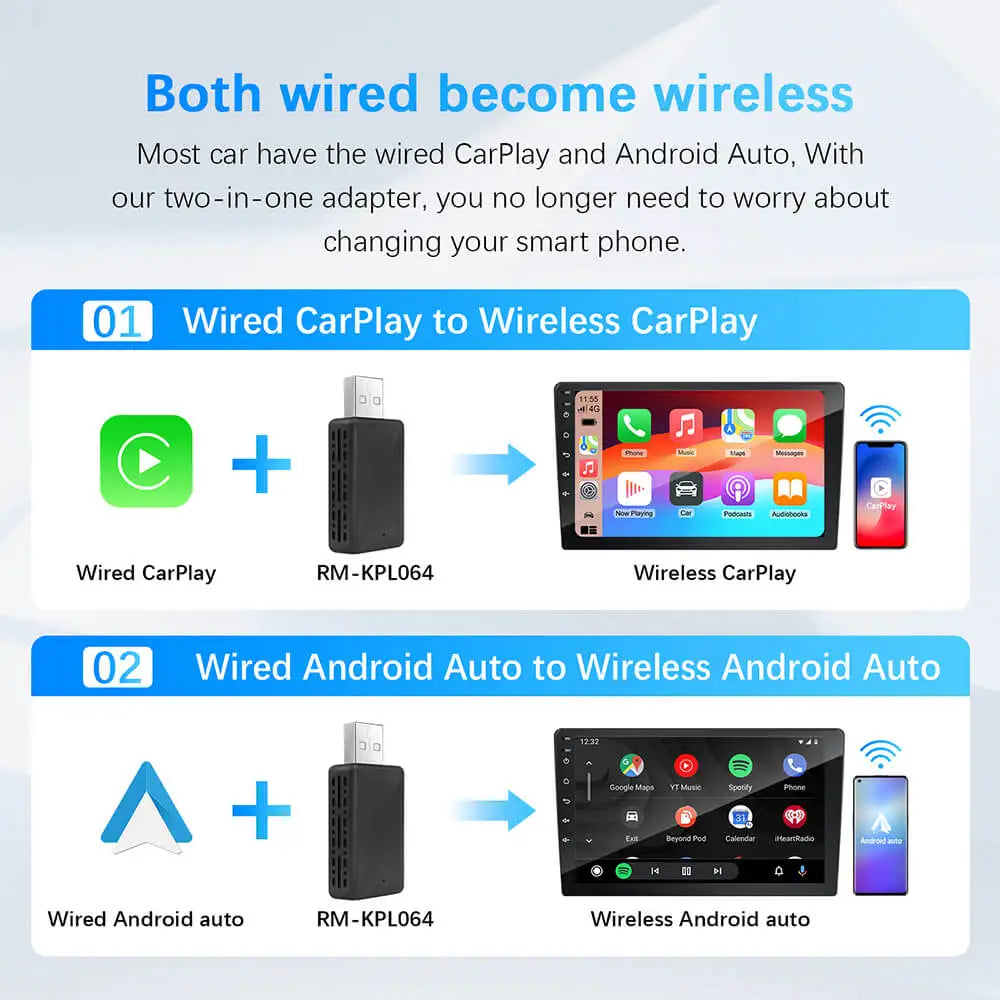 Adaptador CarPlay & Android Auto Box