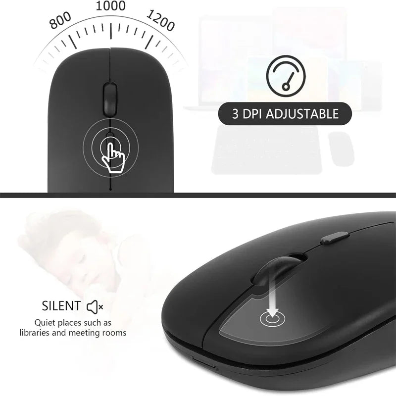 Mouse Wireless Mouse Bluetooth-Compatible Gaming