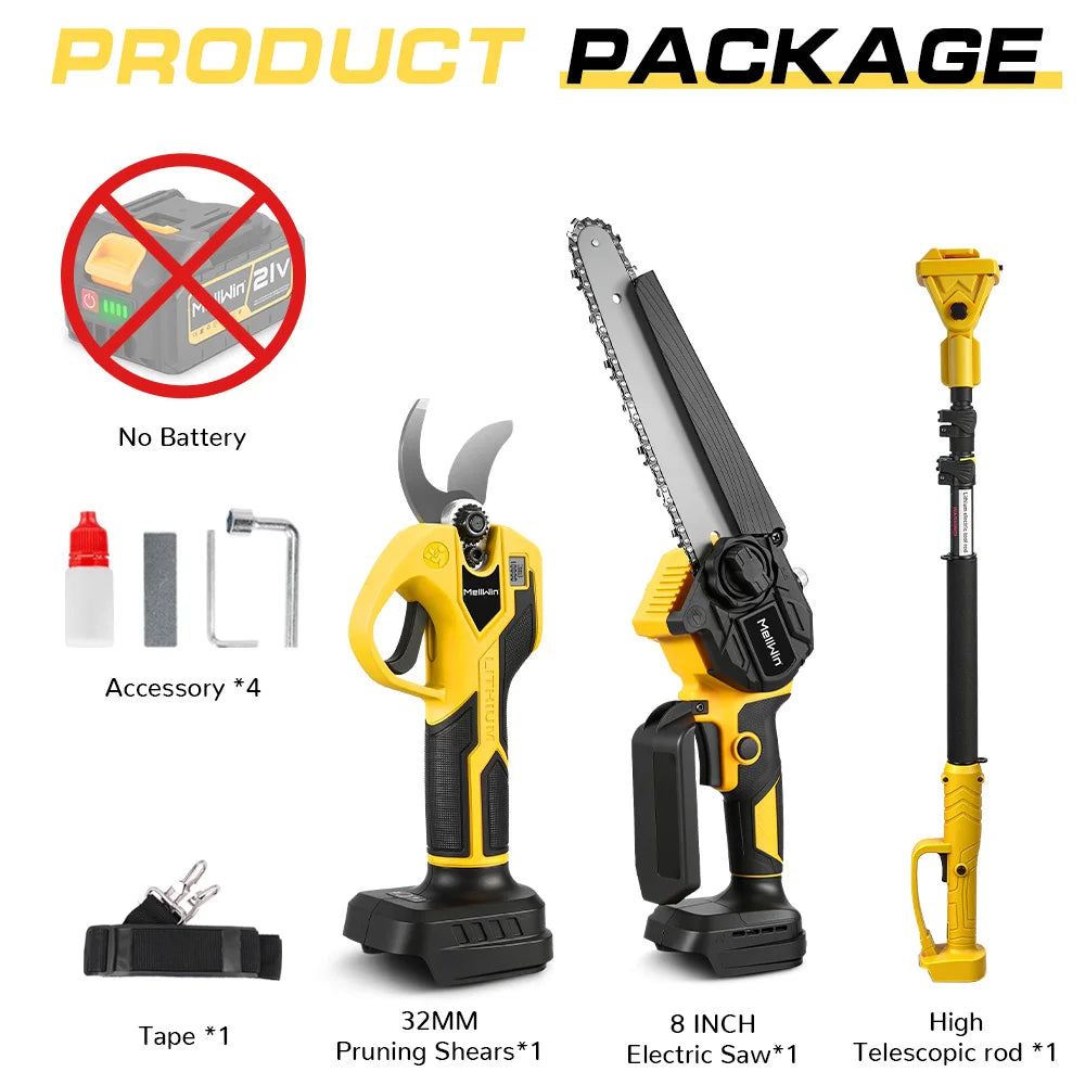 MELLWIN 4-in-1 Telescopic Pruner