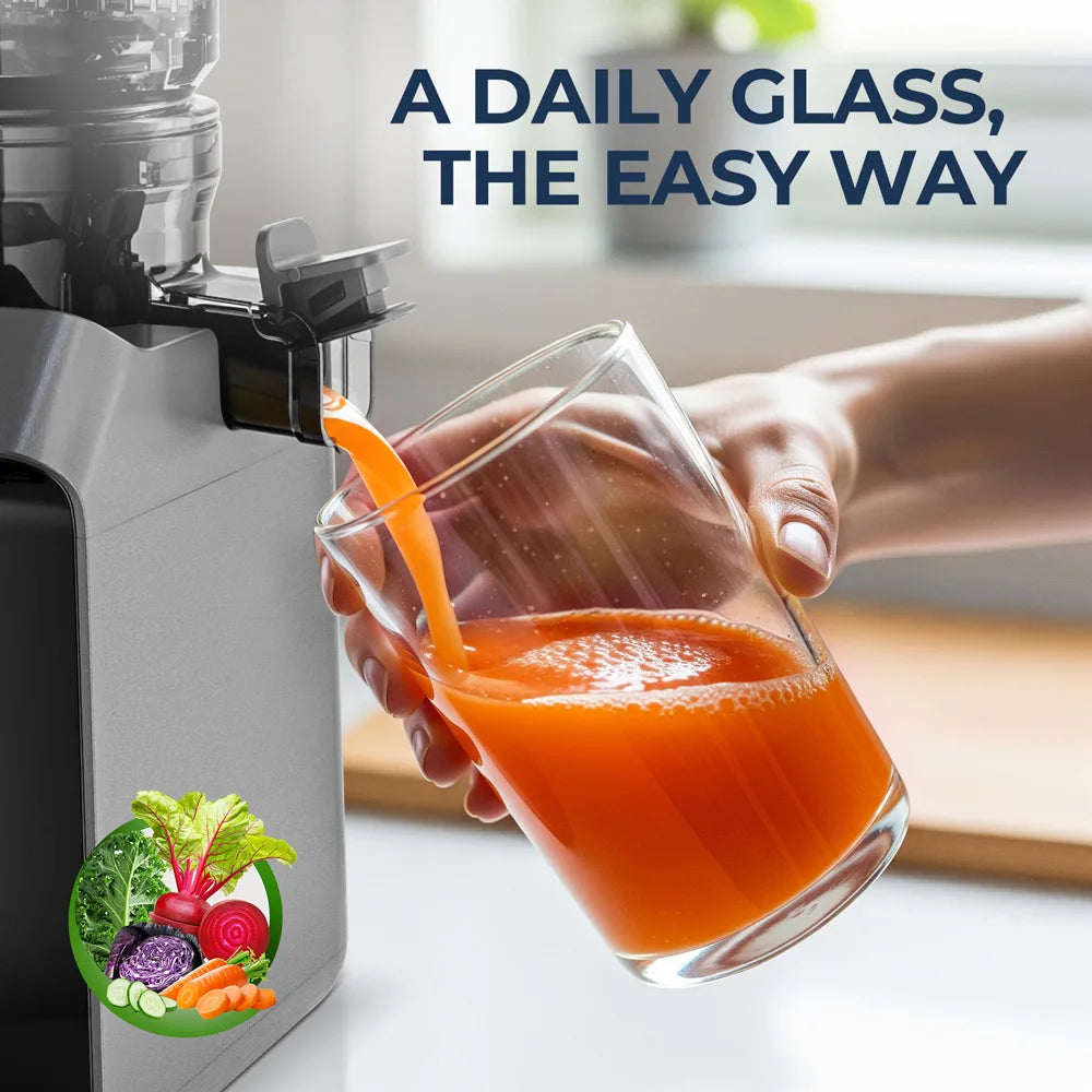 Extractor de Jugo Lento sin Filtro ROUNY