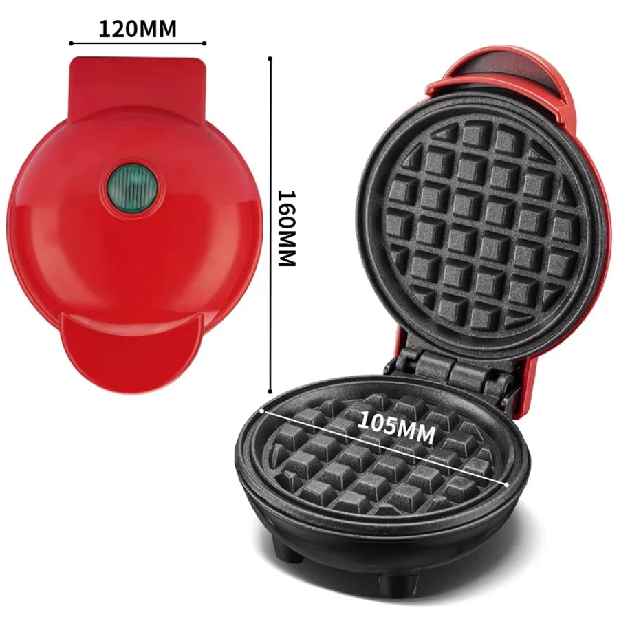 Mini Wafflera Eléctrica Circular