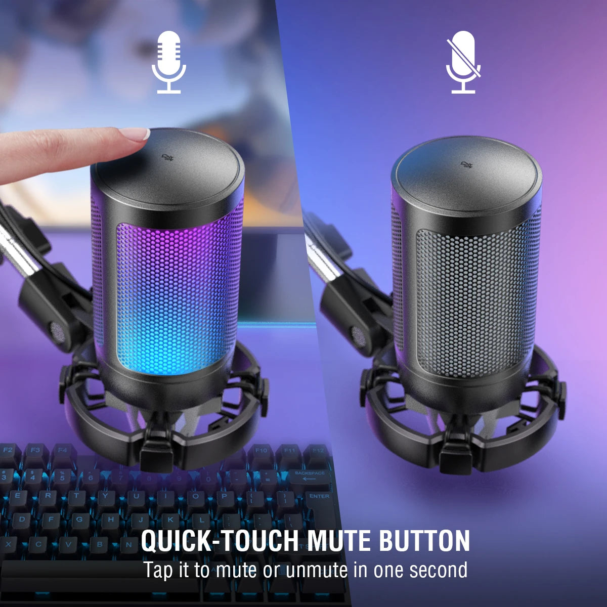 Micrófono FIFINE USB Gaming Kit for PC, PS4/5