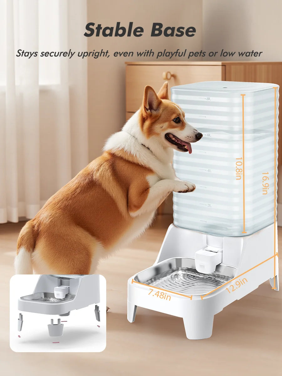 Furpipi 8L Capacity Automatic Pet Feeder & Water Dispenser