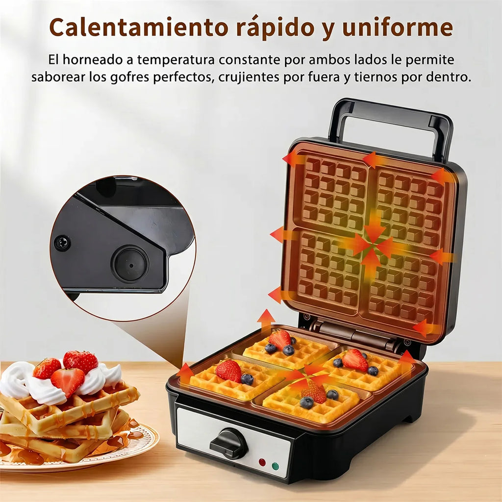 Mini Wafflera Eléctrica