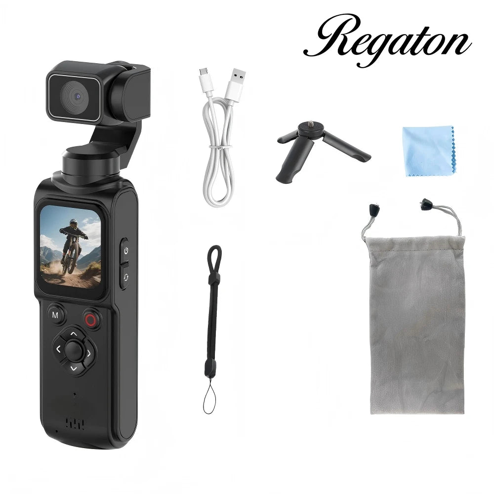 Regaton 4K Action Camera 330°