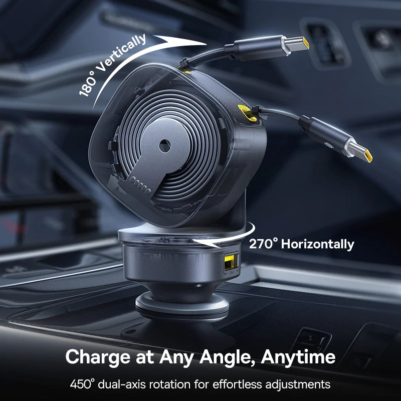 Baseus 100W Car Charger PD QC Fast Charging Dual
