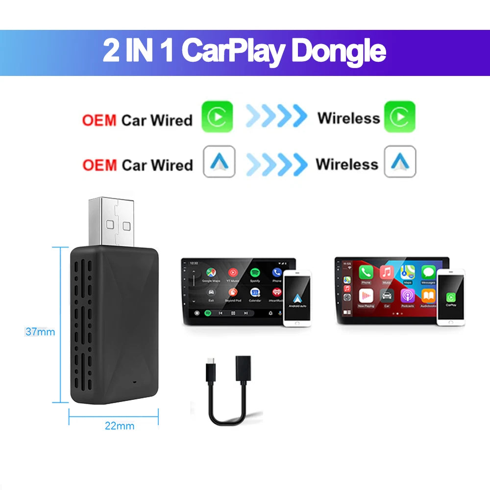 Adaptador CarPlay & Android Auto Box