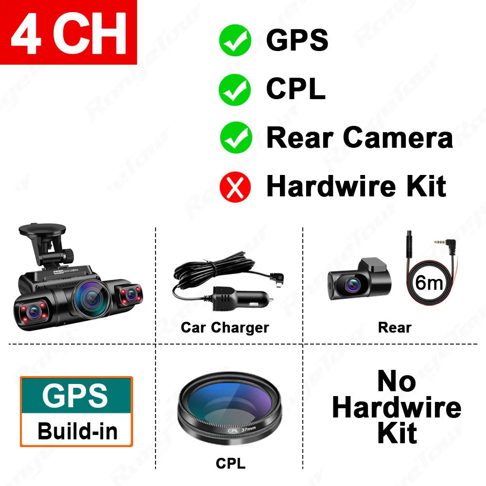 Dash Cam 1080P WiFi GPS Car