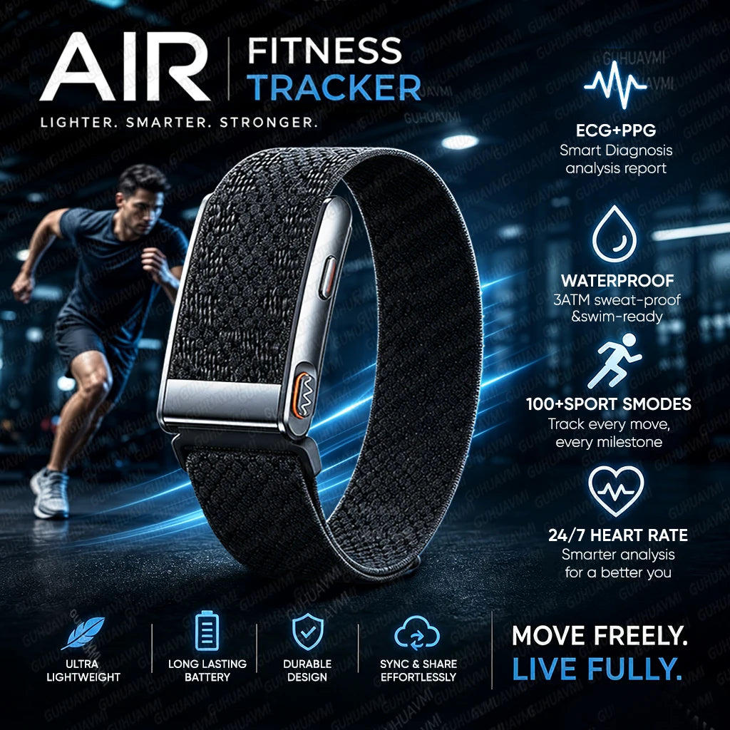 Smart Band Fitness Tracker ECG+PPG Sports
