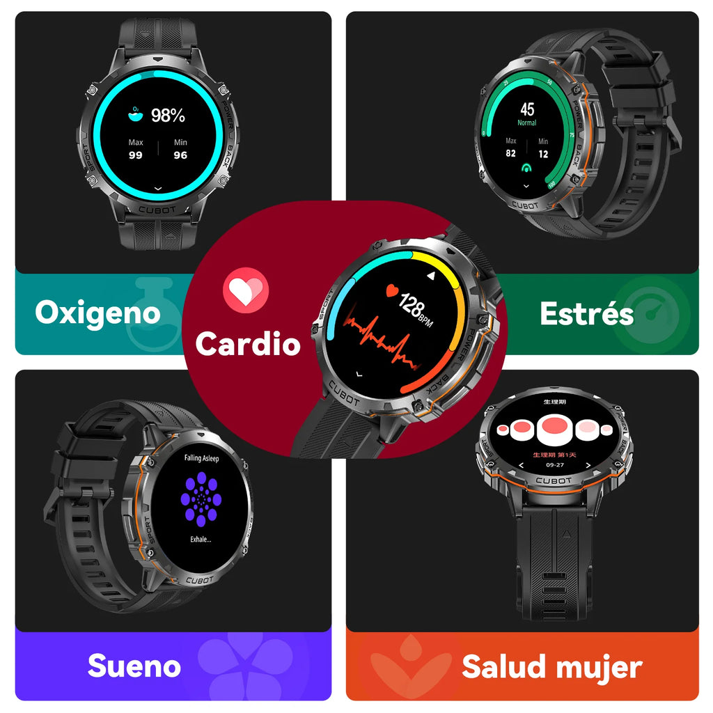 Reloj inteligente Cubot X3 para hombres