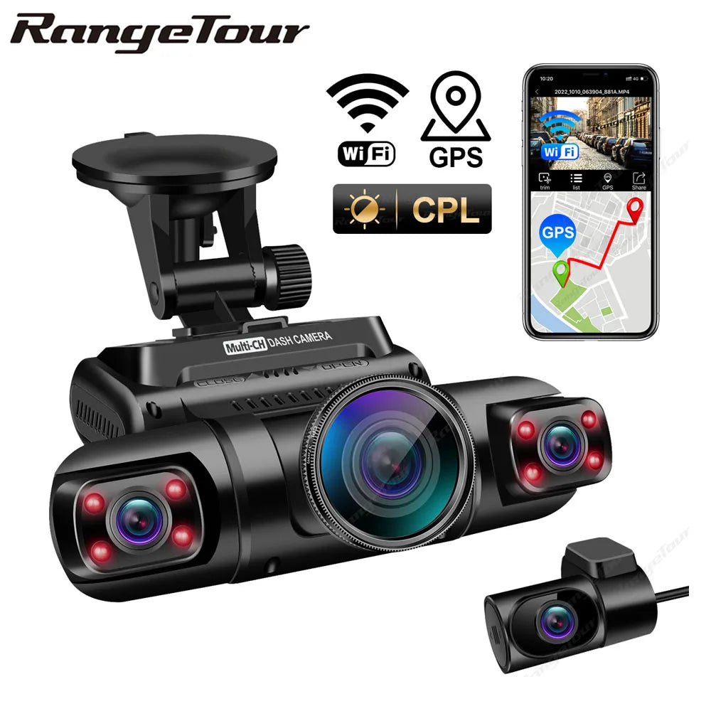 Dash Cam 1080P WiFi GPS Car
