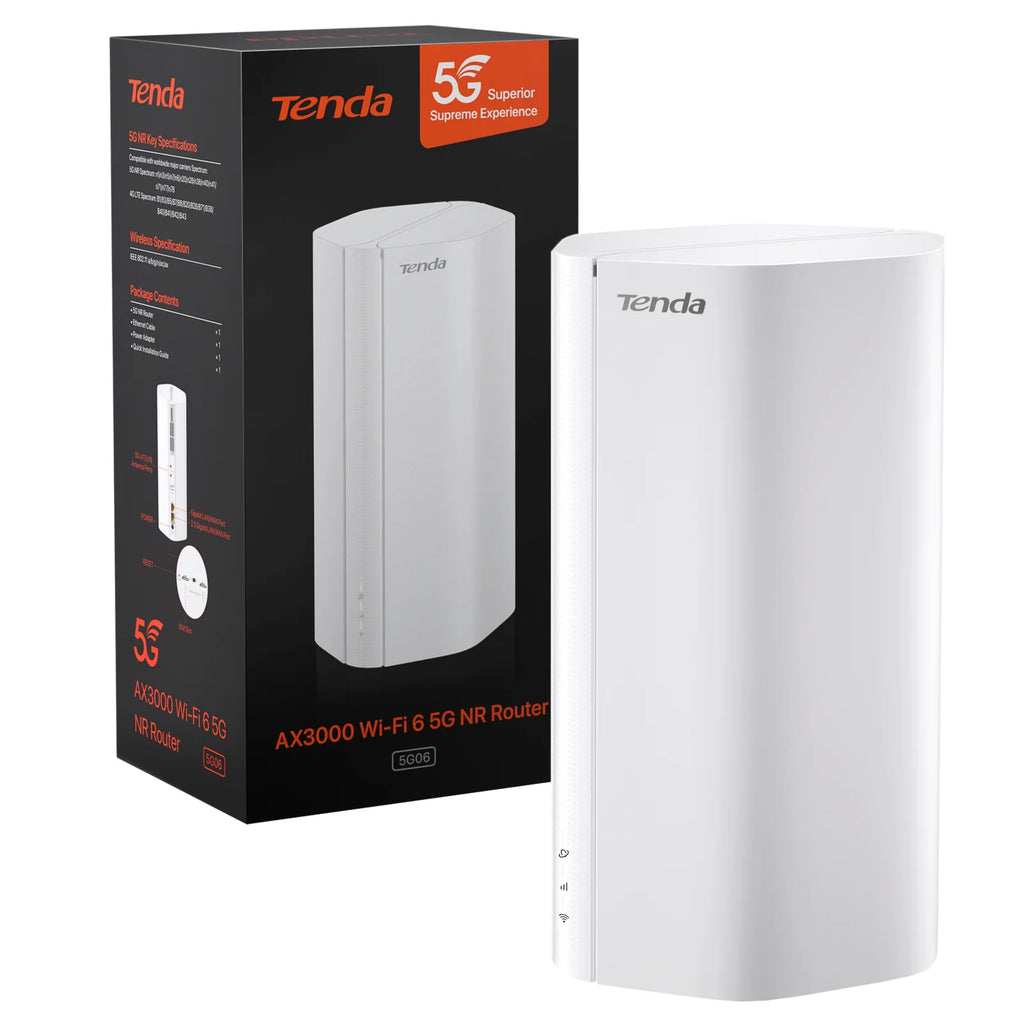 Tenda 5G03 AX1800 Wi‑Fi 6 Router SIM 5G