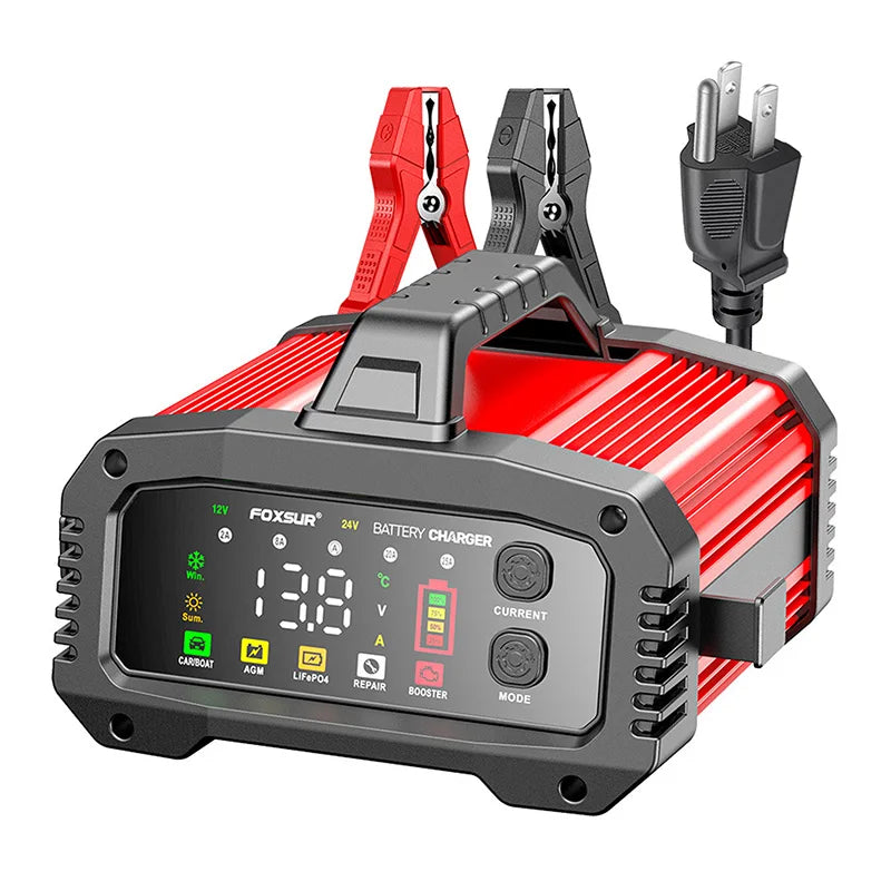 Cargador de Batería de Auto Inteligente Portátil FOXSUR