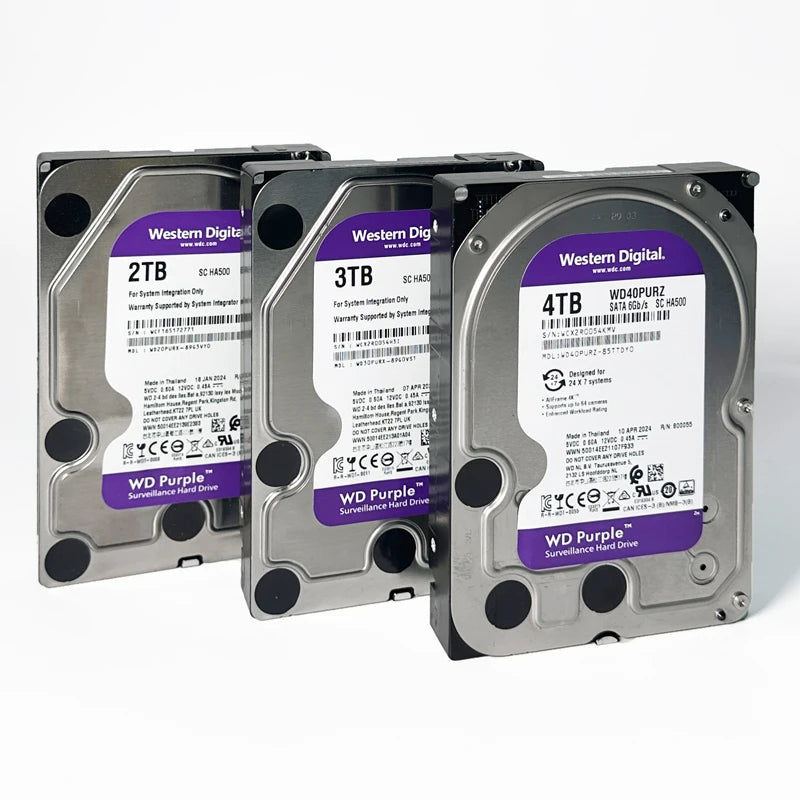 Disco Duro WD Purple Alta Fiabilidad para Cámaras de Seguridad