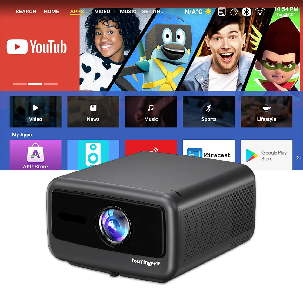 Proyector Touyinger Q13W 3800ANSI Full HD