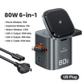 Estación de Carga GaN con MagSafe 15W y PD 65W