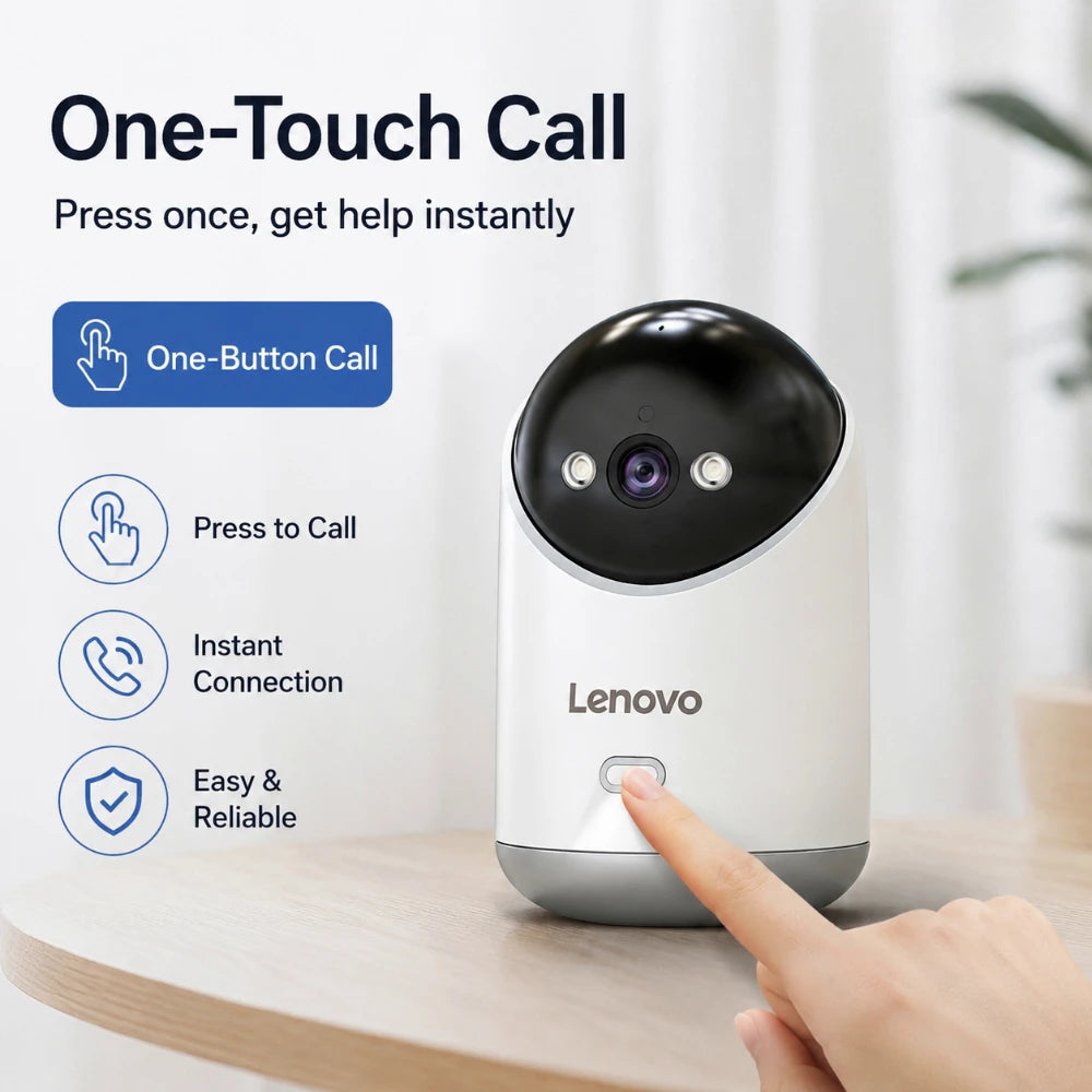 Lenovo 5MP 5G WiFi Camera Indoor Home Security IP Smart Baby Monitor Camera Color Night Auto Tracking Video Surveillance Camera