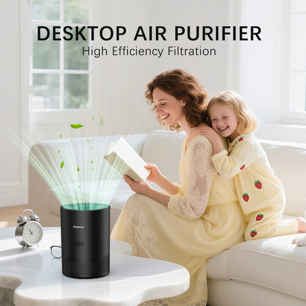 Purificador de aire Chuboor para alergias en casa y mascotas