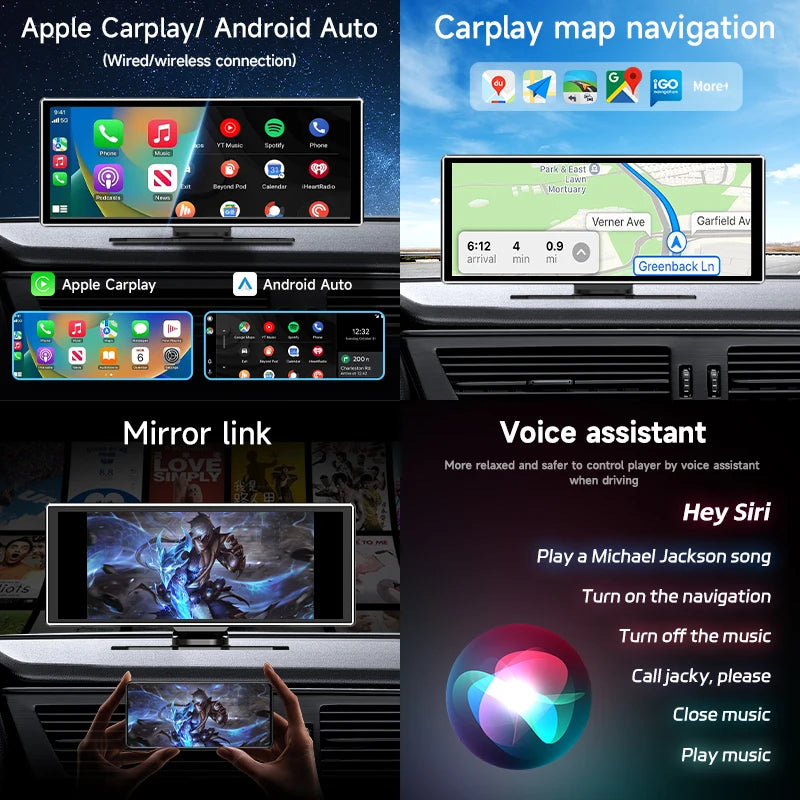 Pantalla Carplay & Android Auto 
11.26” Touch Screen