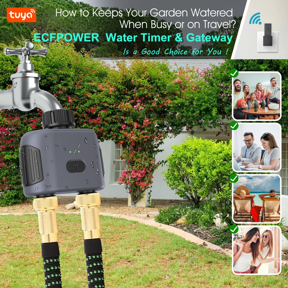 Système d'irrigation intelligent Tuya Zigbee