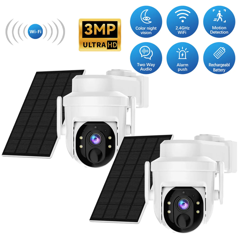 Woolink Solar Security Camera Wireless WiFi Outdoor