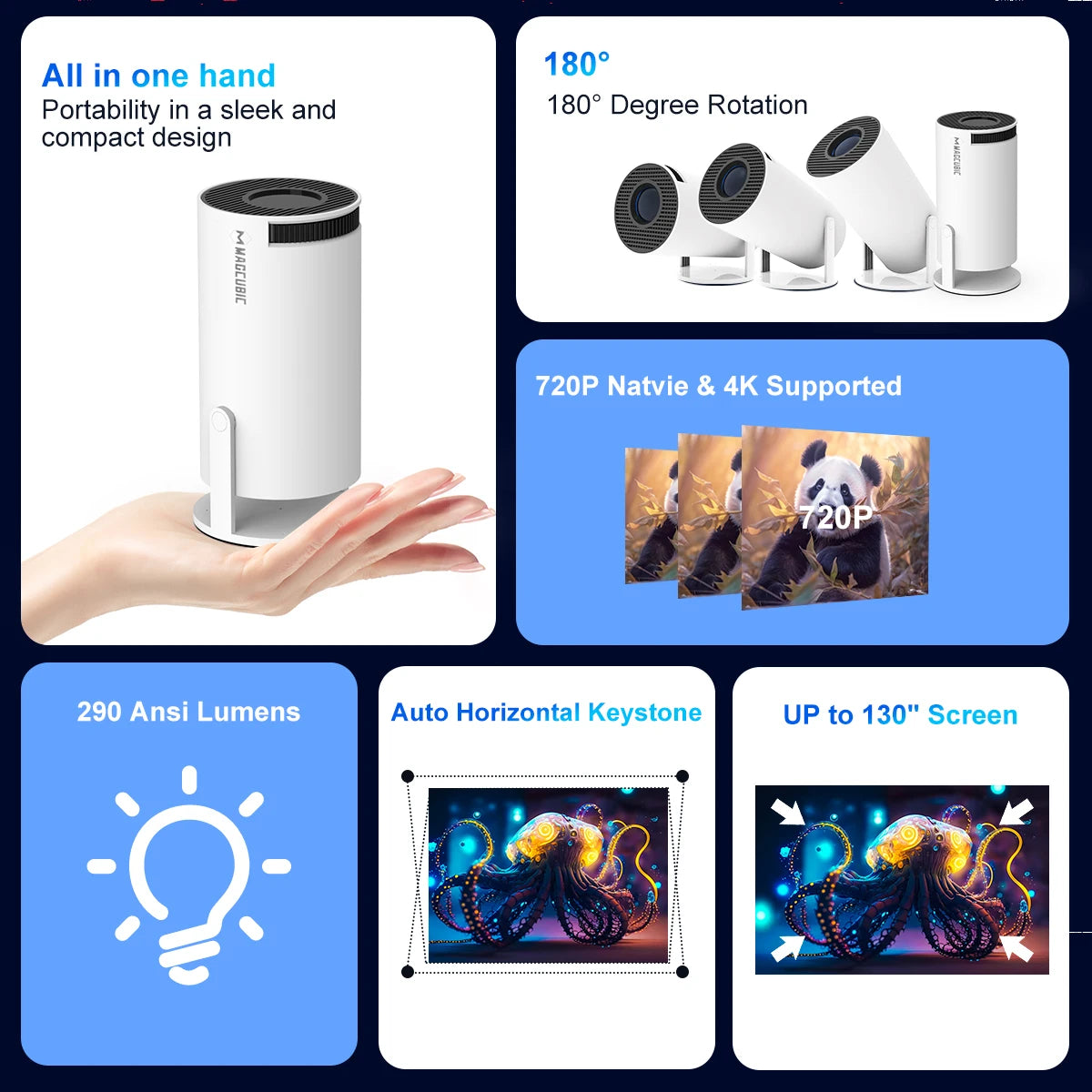 Magcubic Proyector HY300 Pro 4K