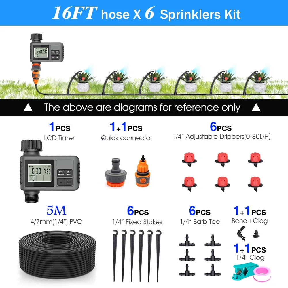 Sistema de Riego de Jardin LCD Set