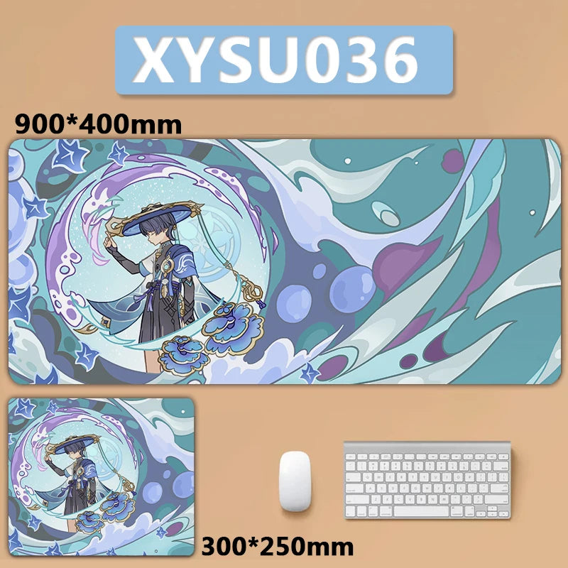 Anime Game Furina Neuvillette Mavuika Mouse Pad
