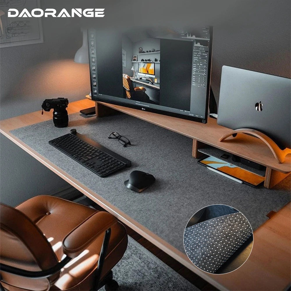 Multi Size Wool Felt Mouse Pad Office Computer
