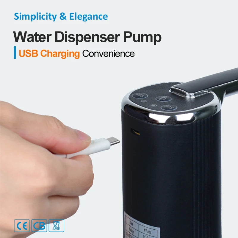 Dispensador de Agua Eléctrico Plegable USB