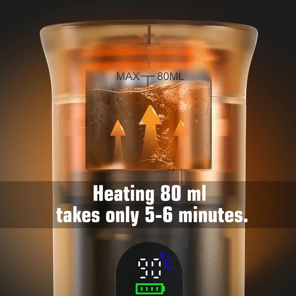 DENOKIN™ Cafetera Espresso Portátil 3‑en‑1