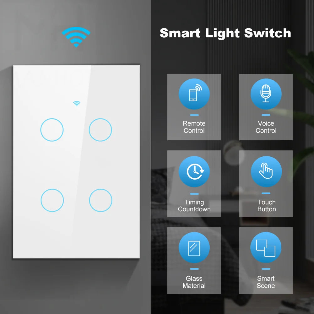 Interruptor Inteligente Tuya WiFi Touch