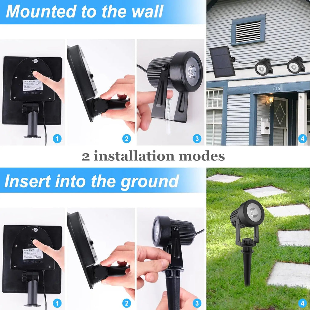 Luz LED solar para exteriores Fría/Calida/RGB IP65